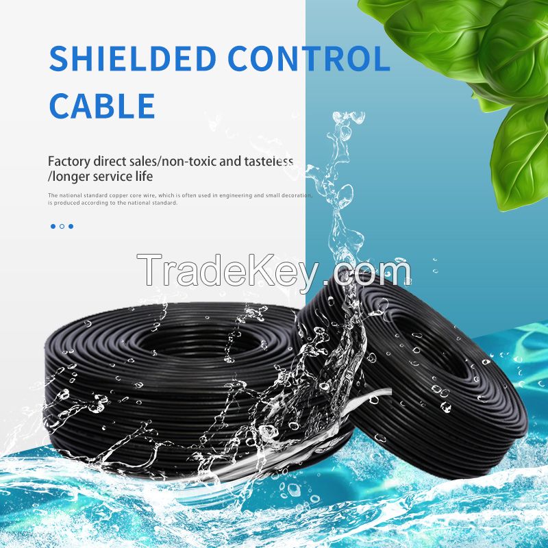 4mm2 Shielded Control Cable High Temperature Resistant Flexible Automotive Shielded Wire