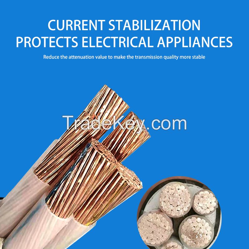  High quality Copper core cable YJV 4 Core 3x6mm 4x35mm2 4x70mm2