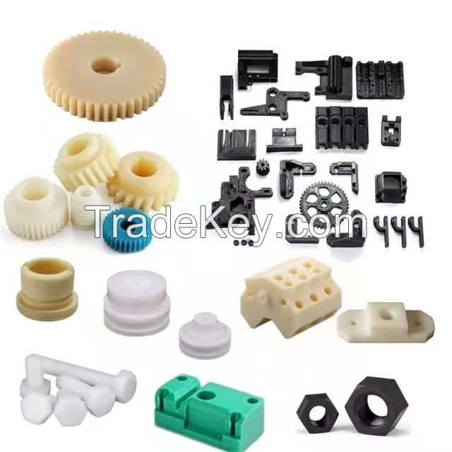 Various special-shaped high-temperature and wear-resistant bar nylon parts made by thickening nylon gasket