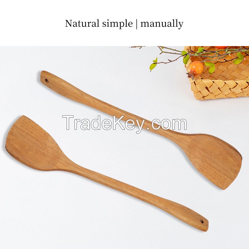 Household bamboo kitchenware, bamboo spatula, portable and healthy