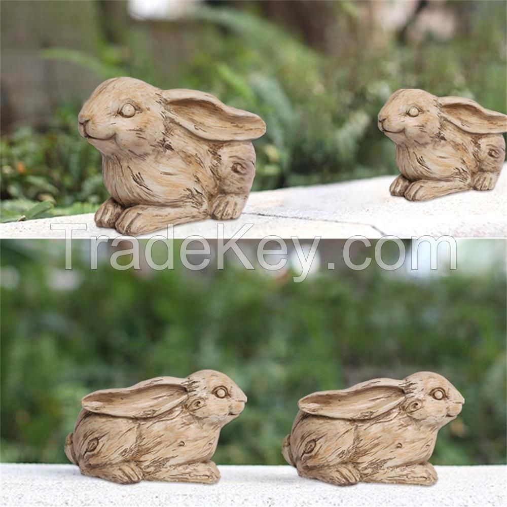 Polyresin bird/snail/rabbit planter