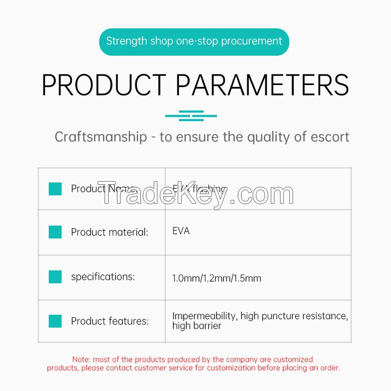 Flame retardant EVA waterproof board high tough engineering plastic board hydraulic engineering highway can be customized