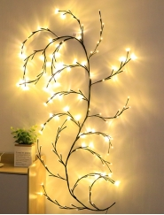 Artificial willow vine light string