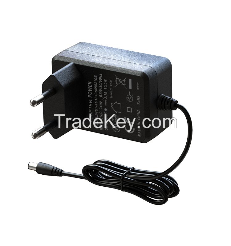 wholesale 6W 5V 1A 6V 1A Power adapter