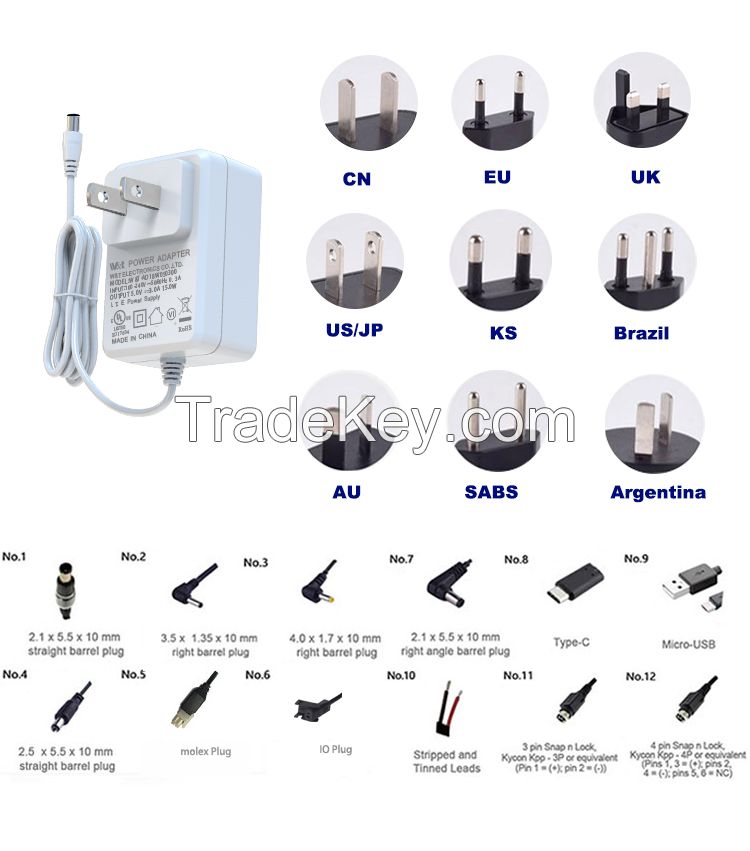 wholesale 6W 5V 1A 6V 1A Power adapter