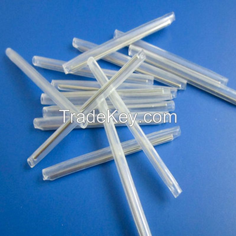 The 1000 batches of optical fiber heat shrinkable tubes are composed of cross-linked polyolefin heat shrinkable tubes, hot-melt tubes and reinforced stainless steel needles