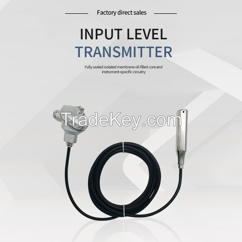 Input level transmitter with high accuracy, all stainless steel structure, strong anti-interference, good long term stability