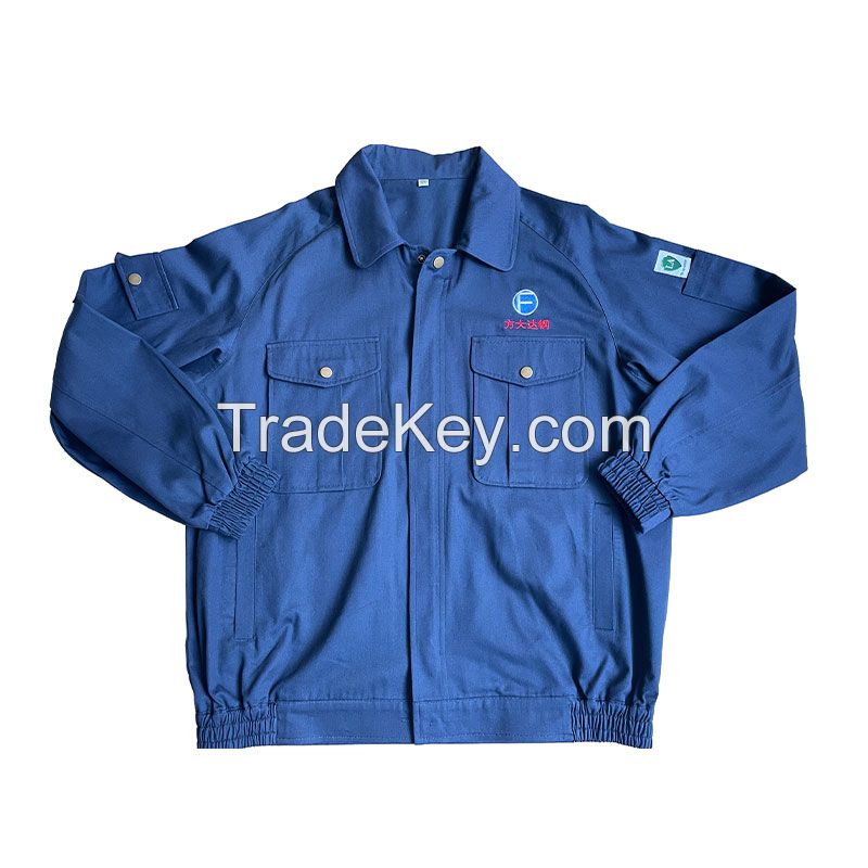 The classic jacket style of winter flame-retardant clothing is convenient for activities, and the three dimensional chest pocket is widely used.