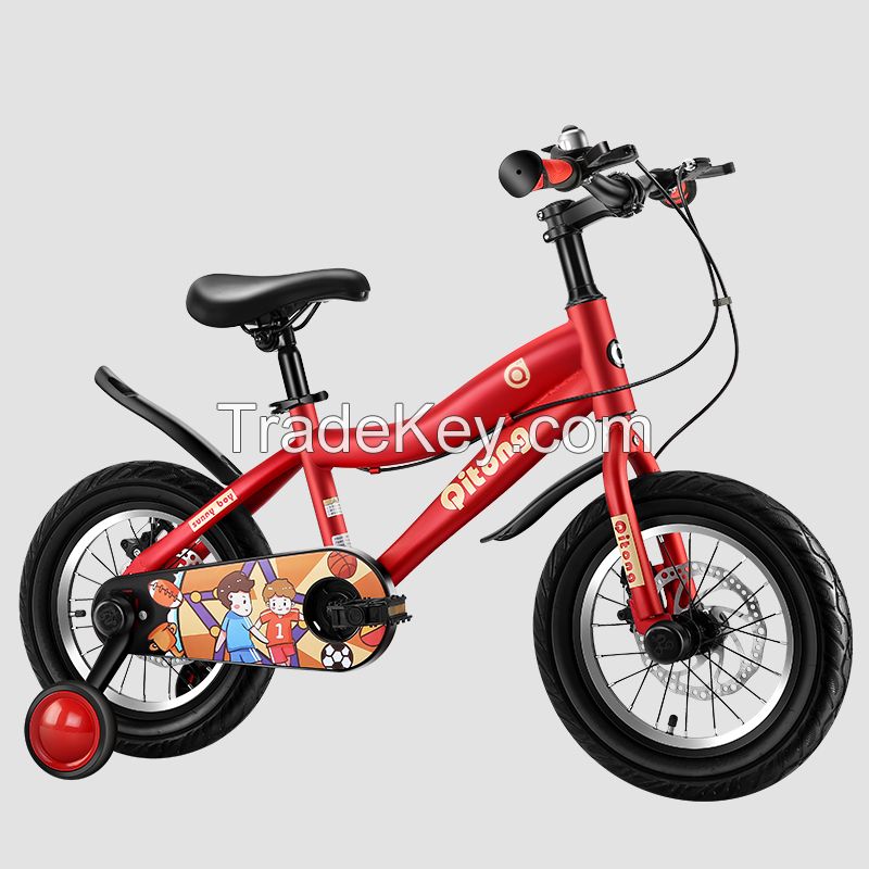 High quality new product carbon steel frame and fork kids bike waterproof saddle single speed child bike