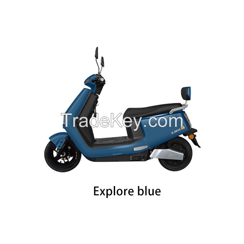 Electric motorcycles black K-N5 72V ultra-long battery life electric motorcycle intelligent anti-theft takeaway scooter for men and women green travel scooter