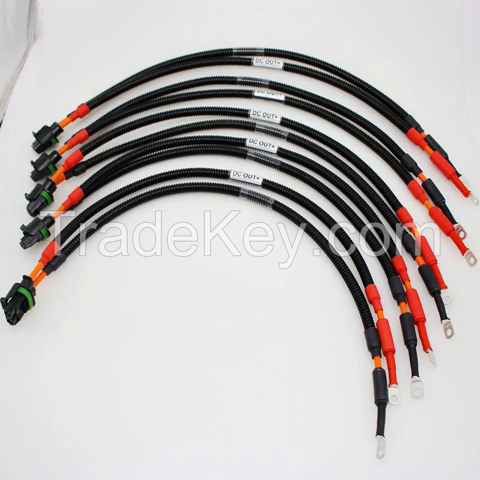 New Energy Electric Vehicle Wire Harness Factory High Voltage Power Cable Battery Cable Ac1000v Dc1500v High Voltage Ev Cable