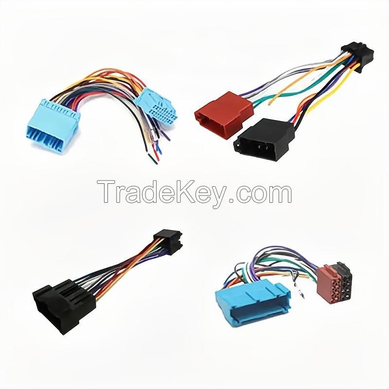 Automobile OEM ODM Accept Metra Radio Car Stereo Speaker Gps/iso/radio Wiring Harness Automotive Cable Assembly