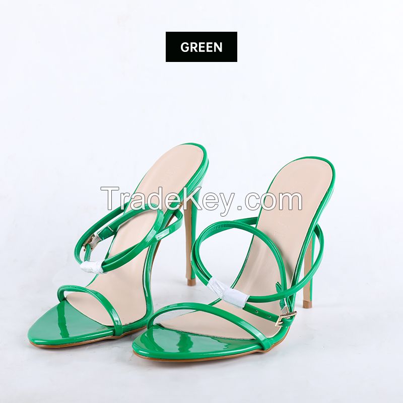 Women&#039;s high-heeled sandals with pointed tips  (Reference Price)