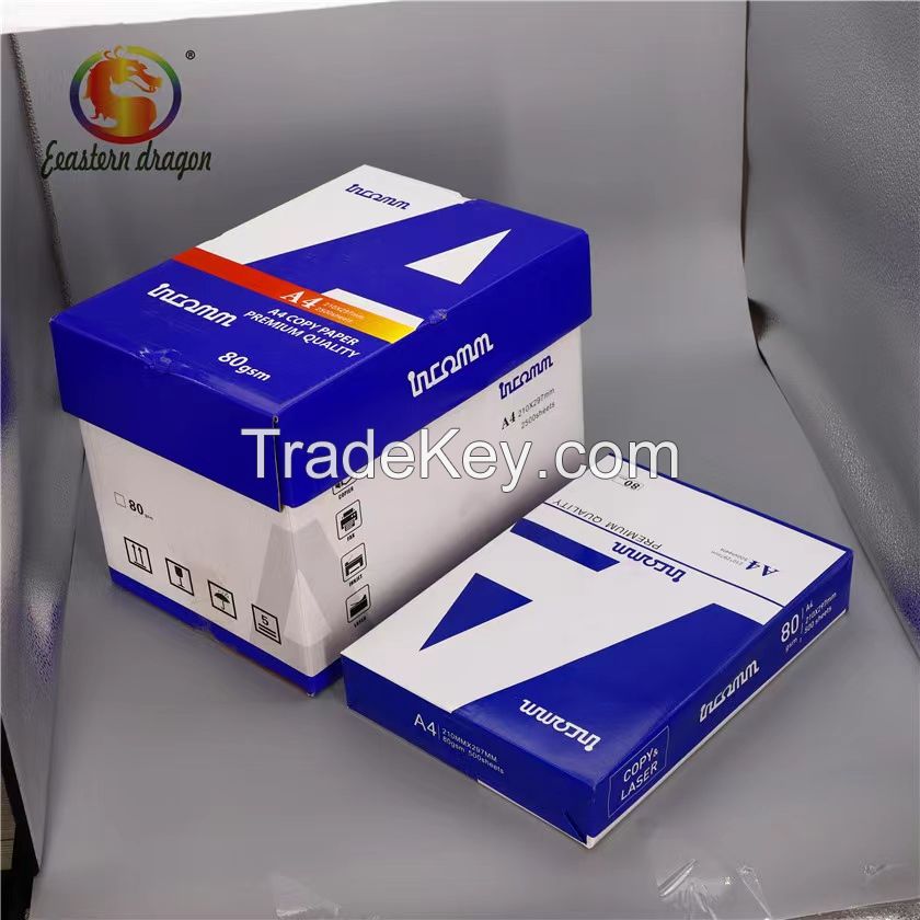 White Office Copier Ram Paper A4 80grams Copy Paper 80G Excellent 210x297mm a4 Paper