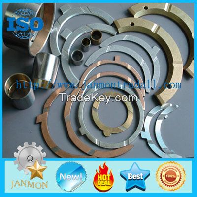 Customize/Supply Bimetal thrust washers,Bimetallic thrust washers,Thrust washer, Crankshaft thrust washer,Engine thrust washers,Sliding bearing,Thrust bearings,Engine bearings