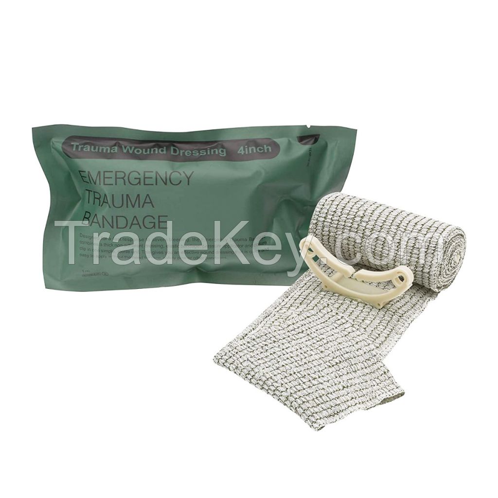 Israeli Style Bandages 4inch or 6inch Emergency Hemostatic Trauma Bandages Compression Bandages