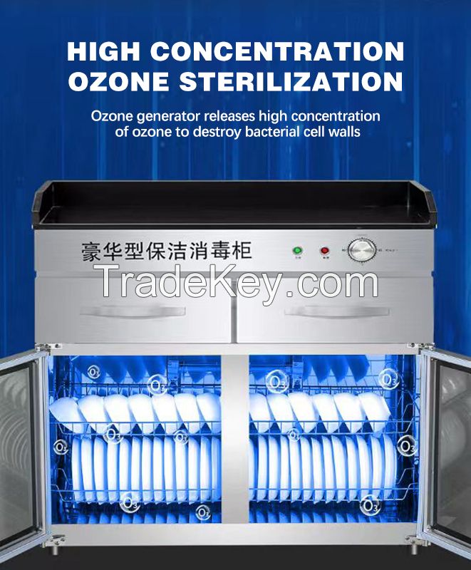 Multi-functional Sterilization Pantry Cabinet Double-door Vertical Disinfection Cupboard Tea 