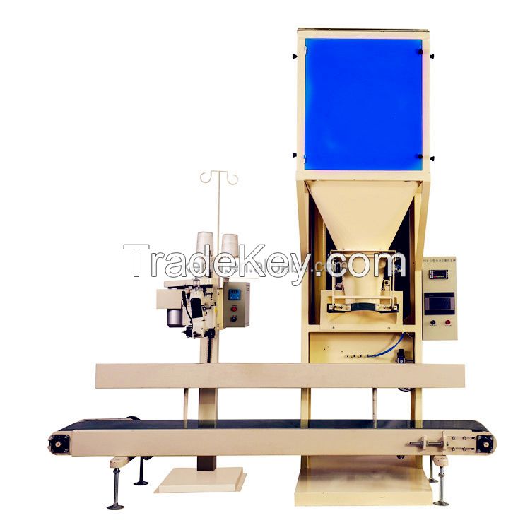 Manufacture 5-50kg Manual Weigher Maize Grain beans Weighing Bagging Machine