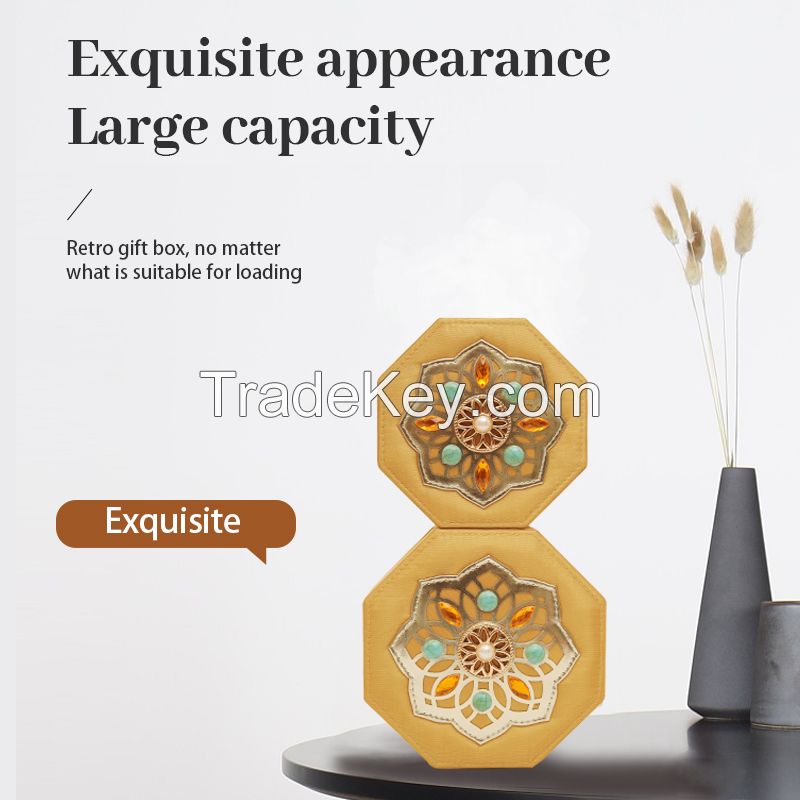 European and American Middle Eastern style festivals, weddings and other festivals and food packaging gift boxes, fashionable and atmospheric, can be used to package moon cakes, chocolates, etc.