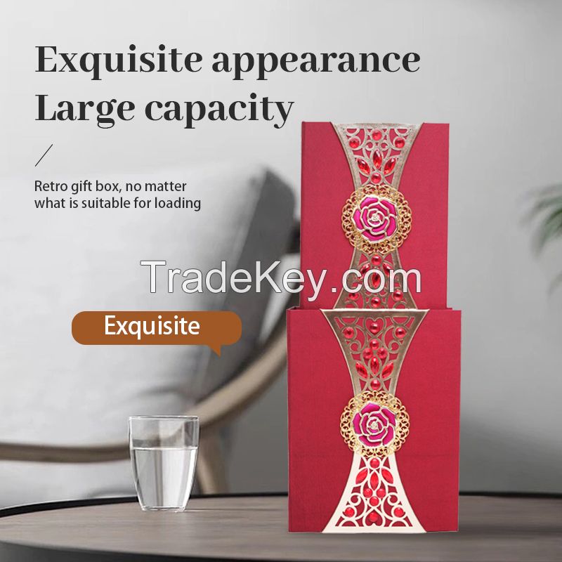 European and American Middle Eastern style festivals, weddings and other festivals and food packaging gift boxes, fashionable and atmospheric, can be used to package chocolate, candy, perfume, etc.