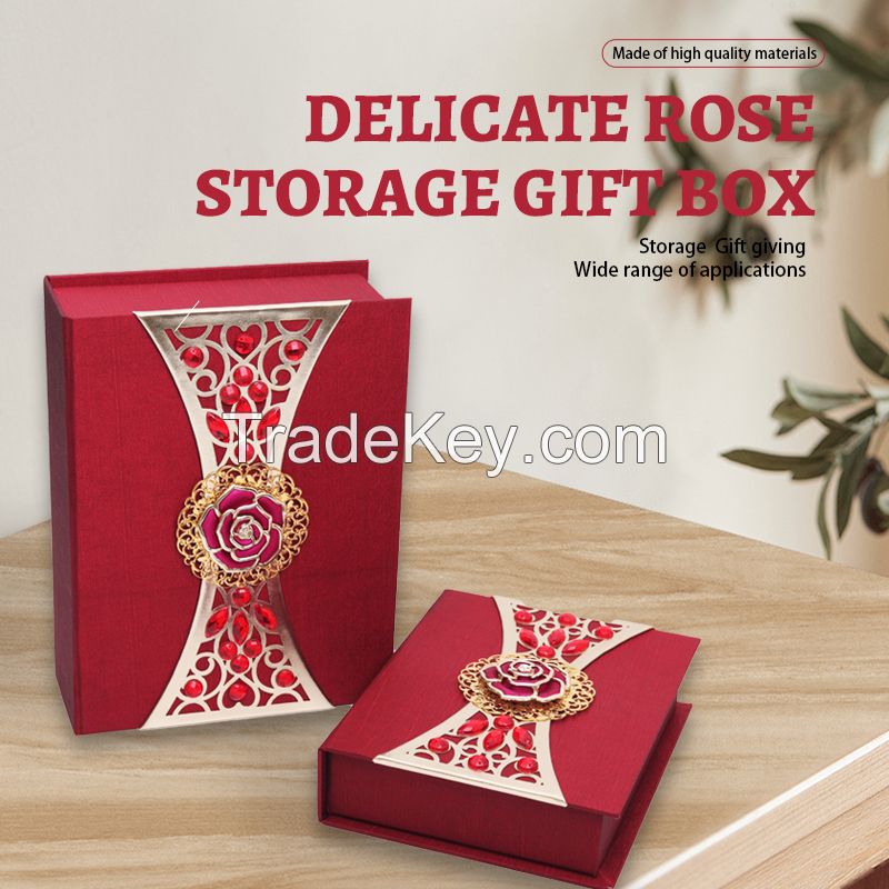 European and American Middle Eastern style festivals, weddings and other festivals and food packaging gift boxes, fashionable and atmospheric, can be used to package chocolate, candy, perfume, etc.