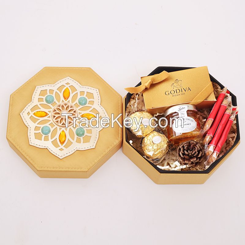 European and American Middle Eastern style festivals, weddings and other festivals and food packaging gift boxes, fashionable and atmospheric, can be used to package moon cakes, chocolates, etc.