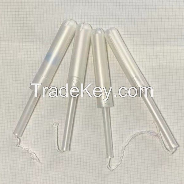 Wholesale High Flow Biodegradable Cotton Digital Applicator Organic Tampons