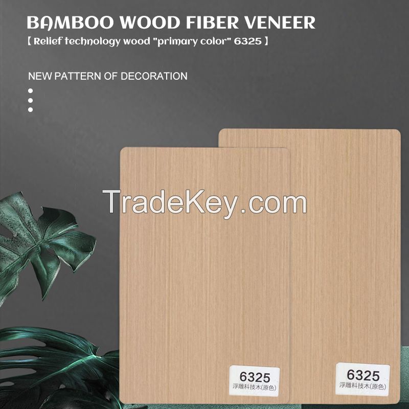 Customizable bamboo wood panel interior decoration siding fiber panel 6325 (customized consulting seller)