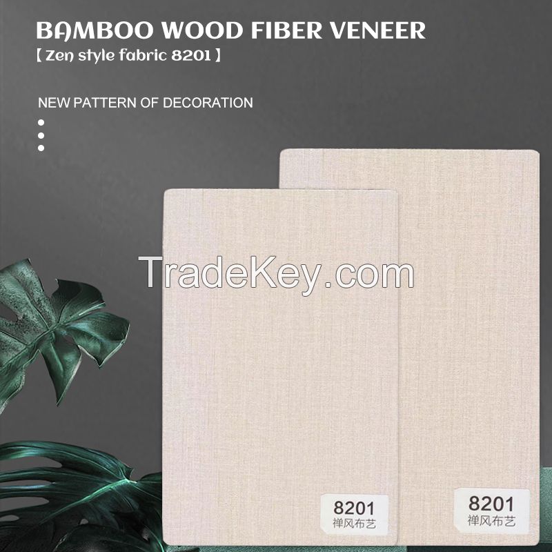 Customizable bamboo wood panel interior decoration siding fiber panel 8201 (customized consulting seller)