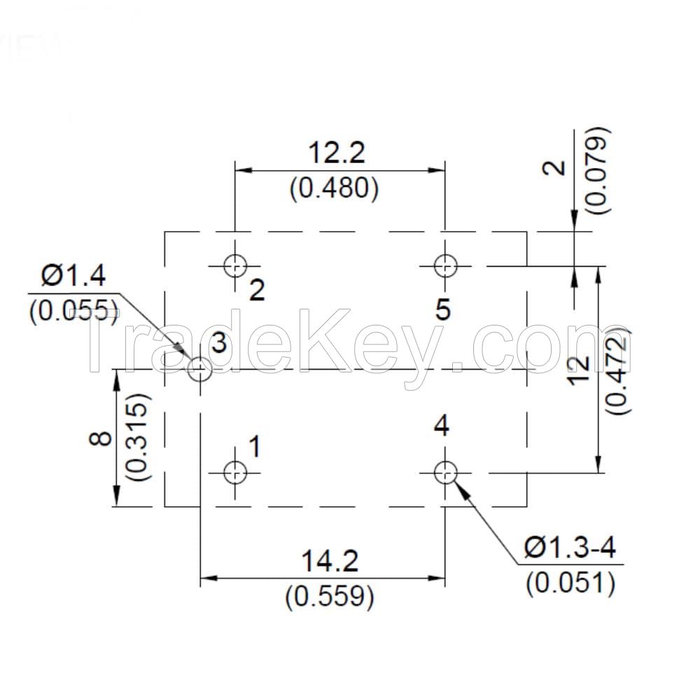 Song Chuan 207X / 207BX High Capacity 32A sugar cube PCB relay