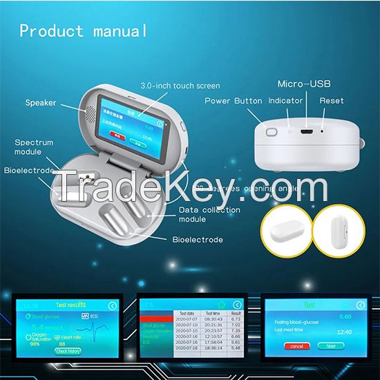 Portable non-invasive blood glucose meter