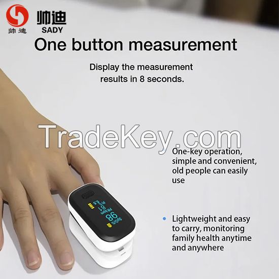 LED Screen Finger Pulse Oximeter