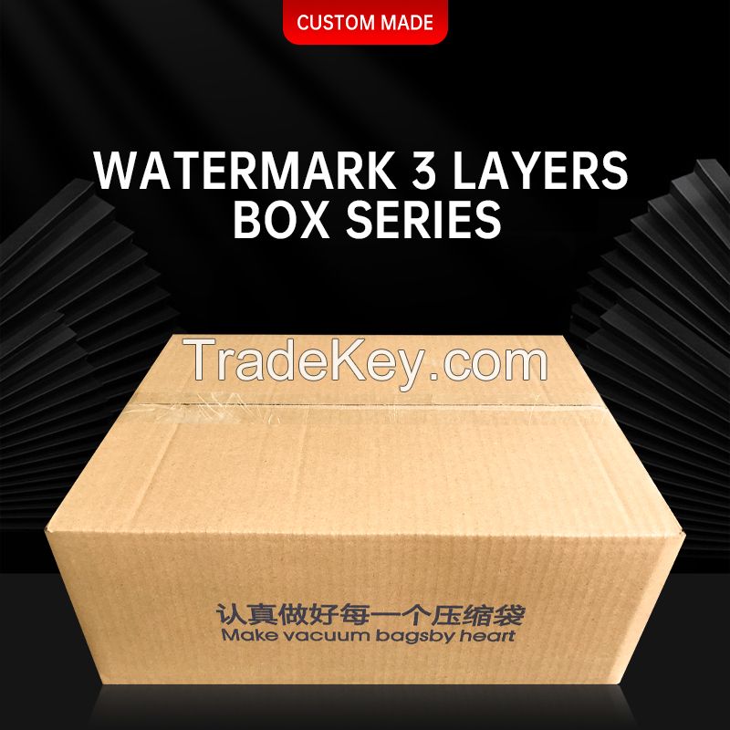  Watermark 3-layer carton packaging box packaging box fruit storage box moving carton express packaging customization