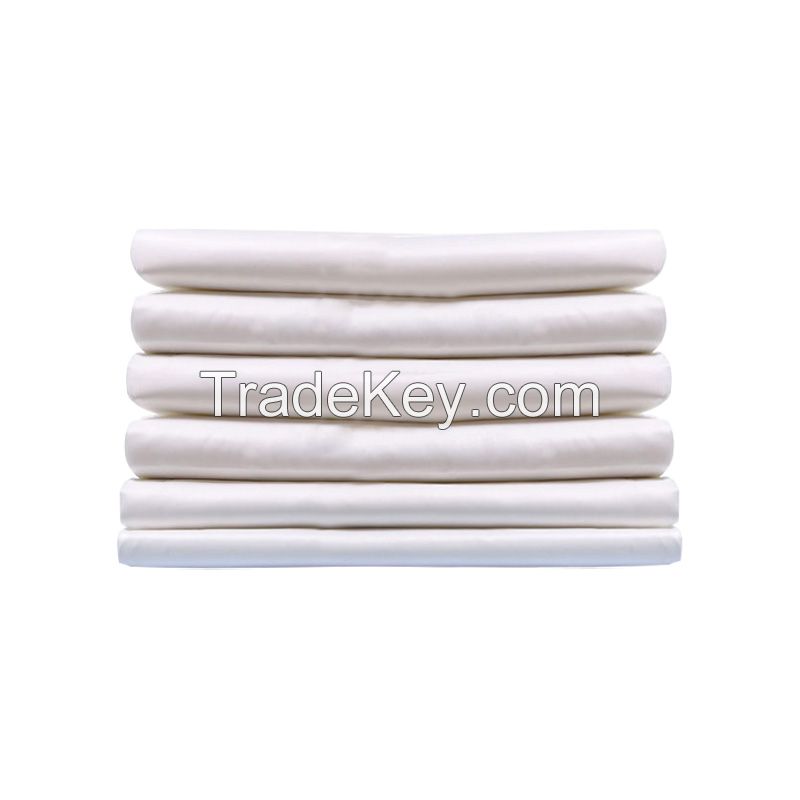  Polyester cotton plain printed bleached dyed fabric