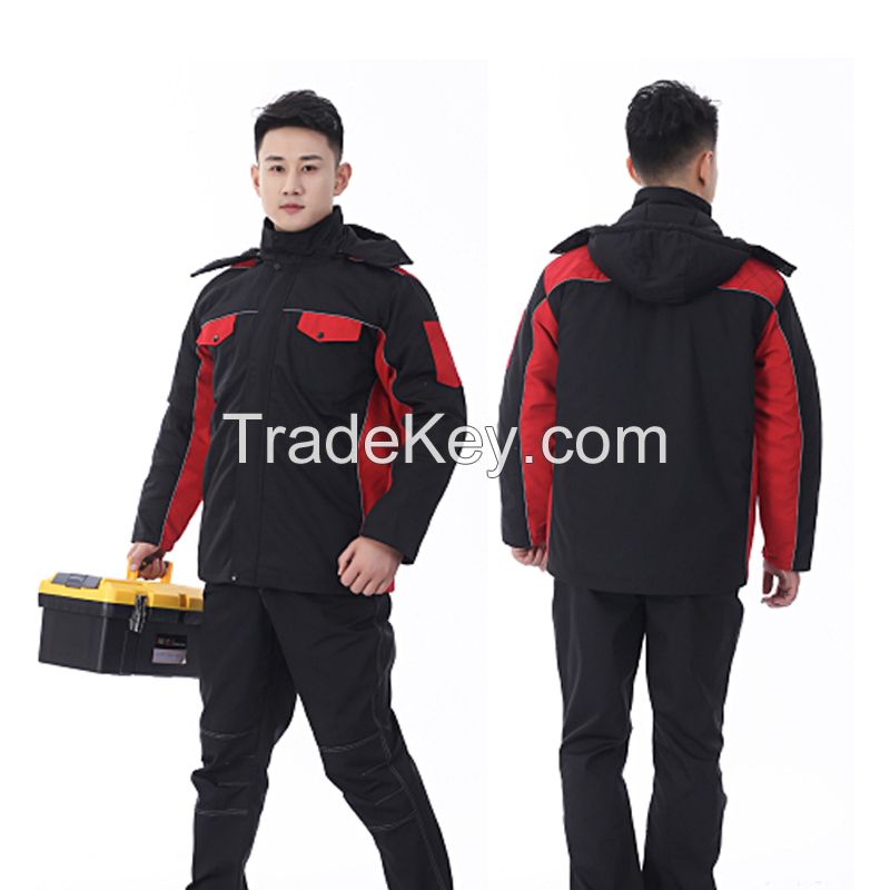 Winter cold proof thickened work clothes(product support customization)