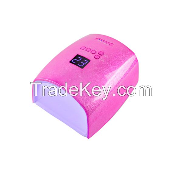 66W Cordless Rechargeable UV LED  Nail lamp S10