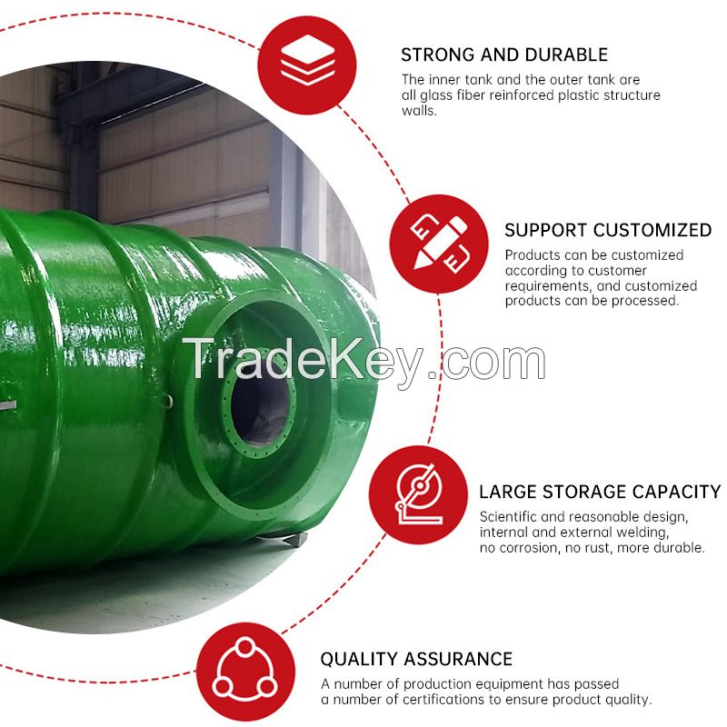 Glass fiber reinforced plastic double-layer oil storage tank Reference price