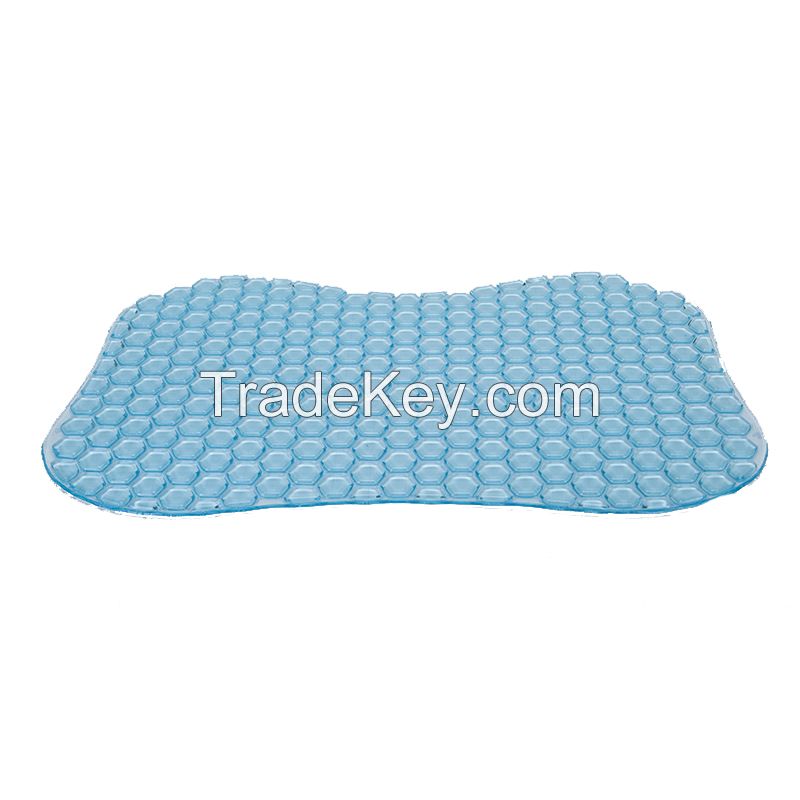 New design PU GEL Hydrogel Cold Pillow Sheet Memory Foam Pillow Sheet C-Shaped Gel Sheet Mat Pad