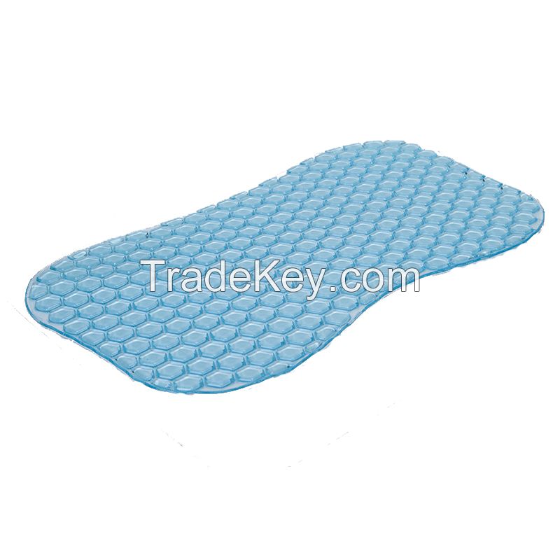 New design PU GEL Hydrogel Cold Pillow Sheet Memory Foam Pillow Sheet C-Shaped Gel Sheet Mat Pad