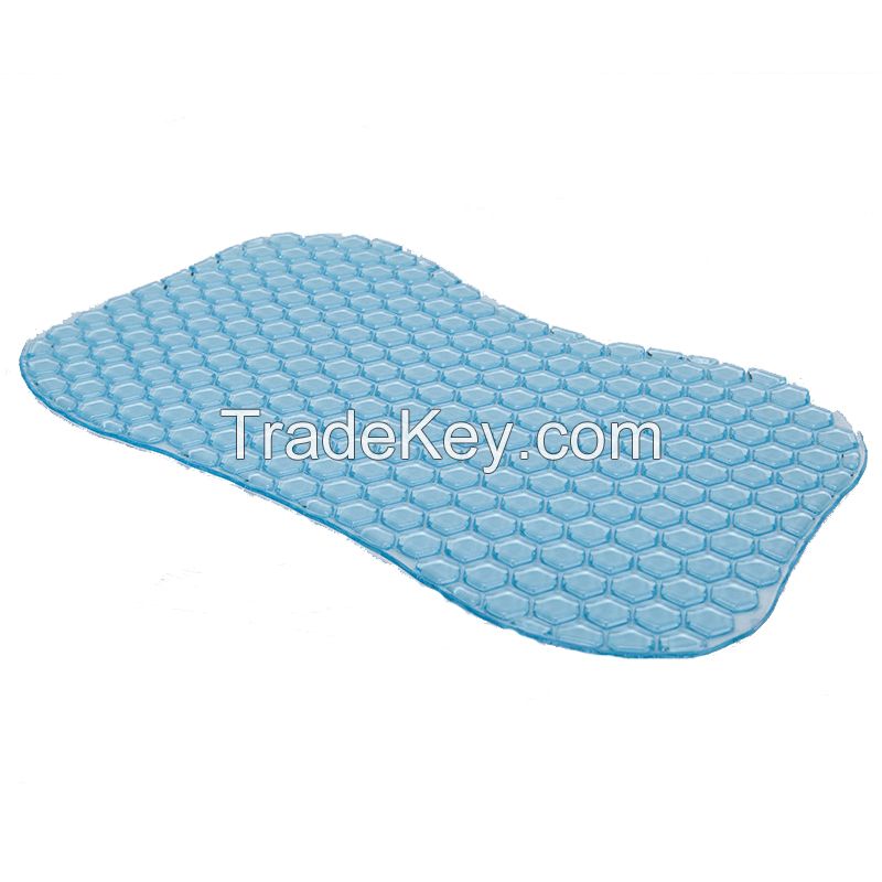 New design PU GEL Hydrogel Cold Pillow Sheet Memory Foam Pillow Sheet C-Shaped Gel Sheet Mat Pad