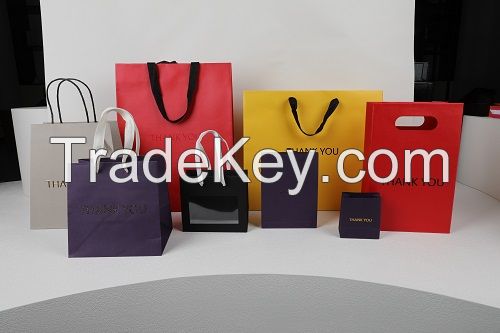 paper bag, paper box, gift card, envelope