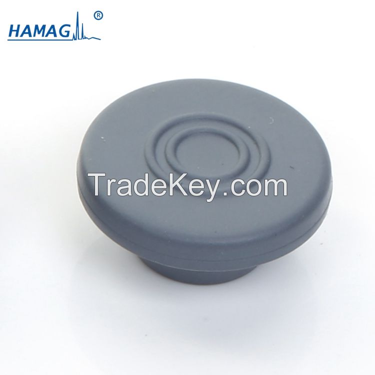 HAMAG 20mm Gray Butyl Rubber Septa Stopper