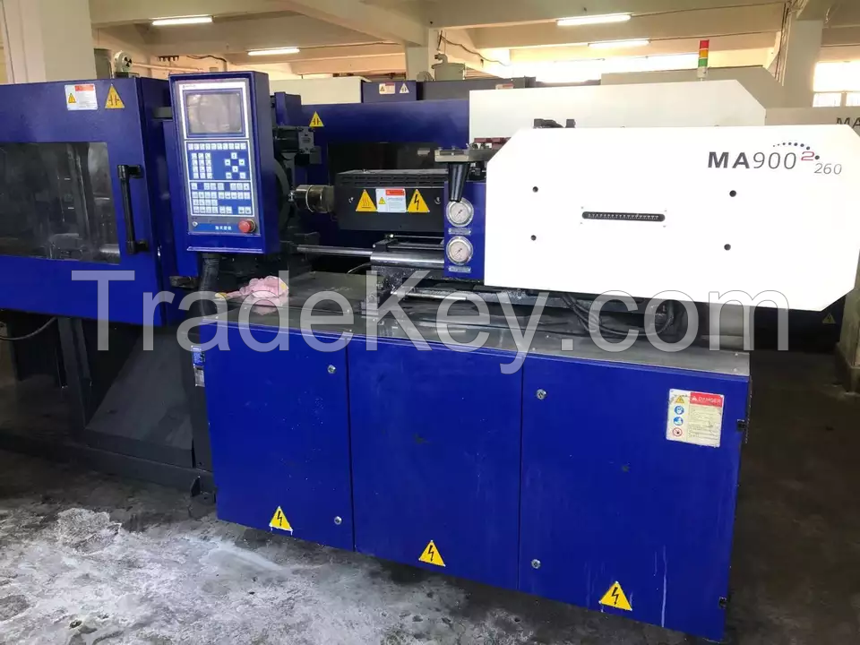 Used Haitian MA900 90 Ton Horizontal Servo Type Plastic Injection Machine With Low Price 