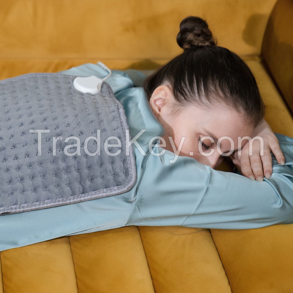 2023 Amazon Hot Selling 9 Timer Settings 40*30cm Electric Heating Pad For Pain Relief