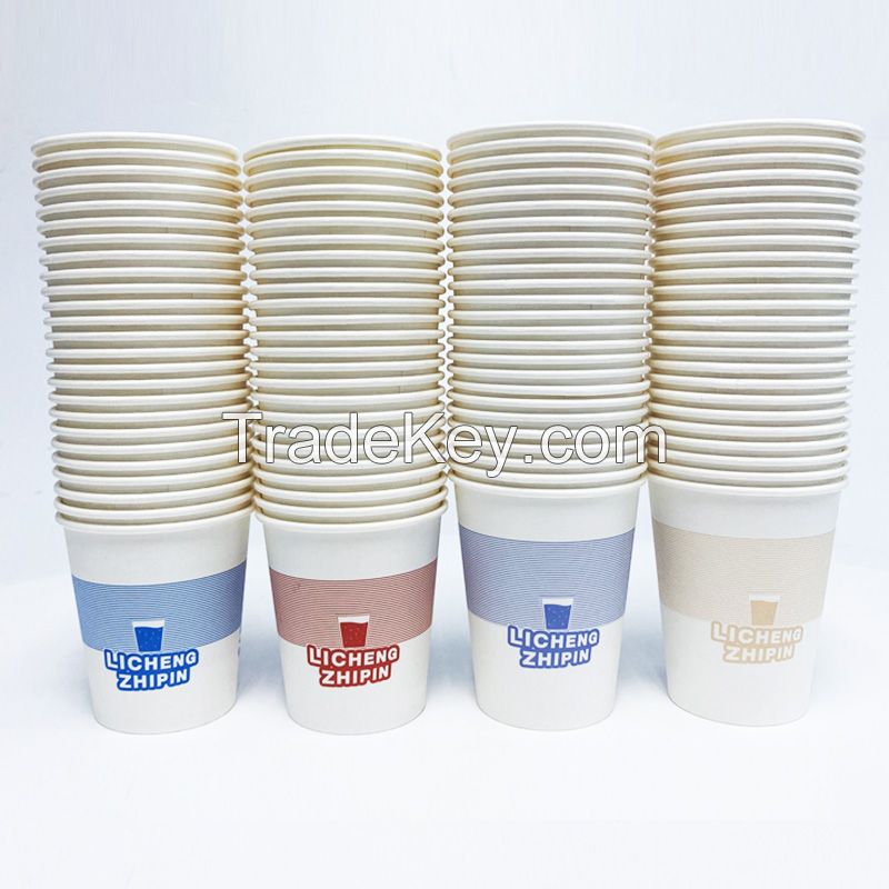 Disposable Paper Cups 190ml /240ml Wholesale Custom Printed Paper Cups Manufacturer