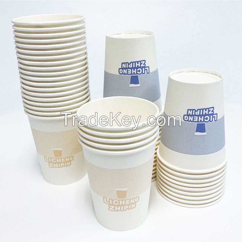 Disposable Paper Cups 190ml /240ml Wholesale Custom Printed Paper Cups Manufacturer