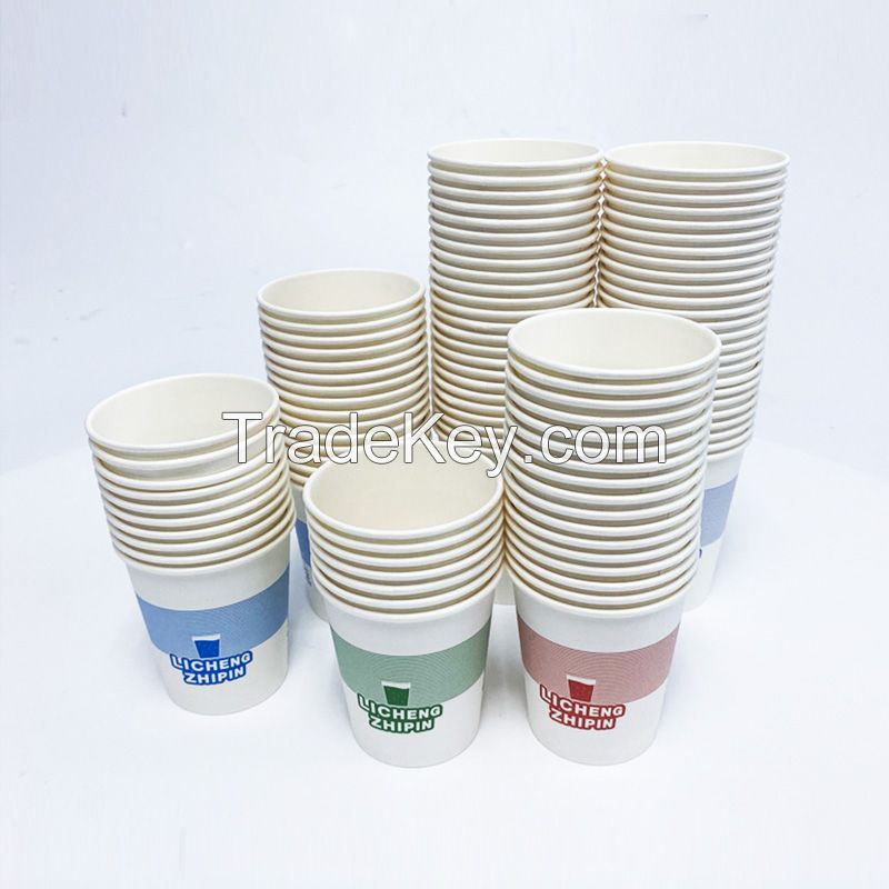 Disposable Paper Cups 190ml /240ml Wholesale Custom Printed Paper Cups Manufacturer