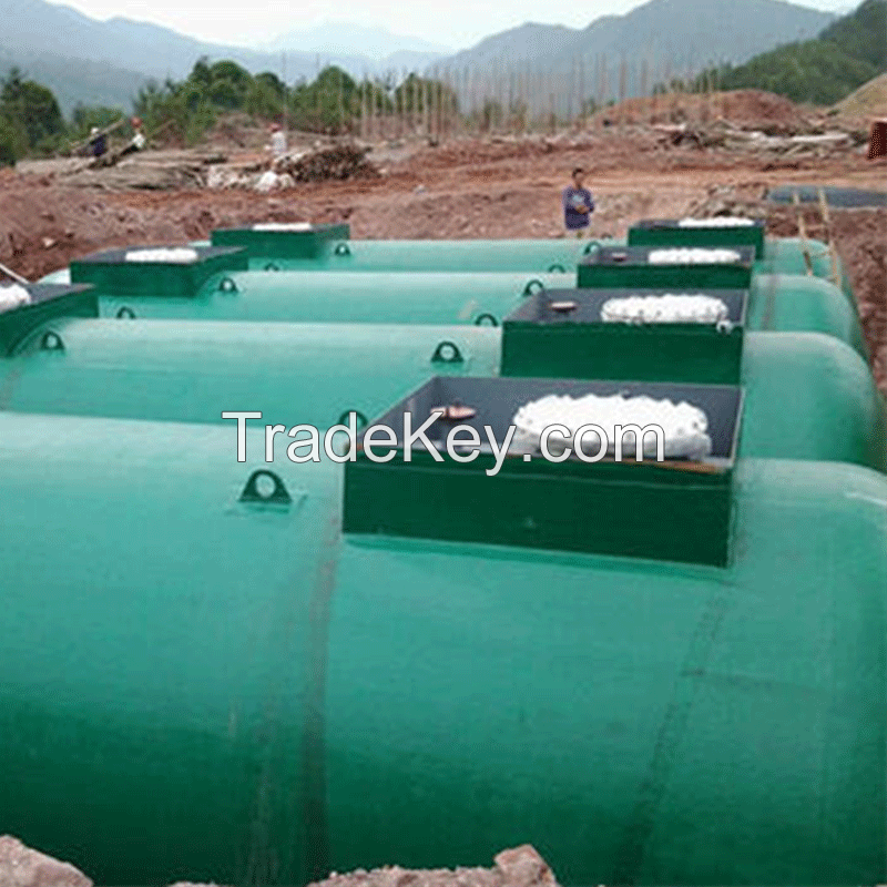 The appearance of the buried double-layer storage tank is made of glass fiber reinforced plastic, and the customized product is placed. Contact customer service