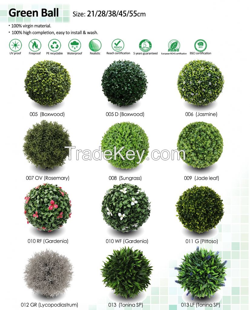 artificial grass ball simulated green ball