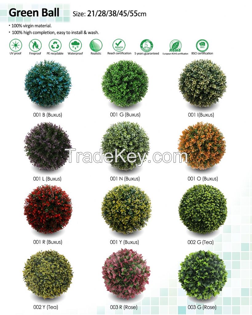 artificial grass ball simulated green ball